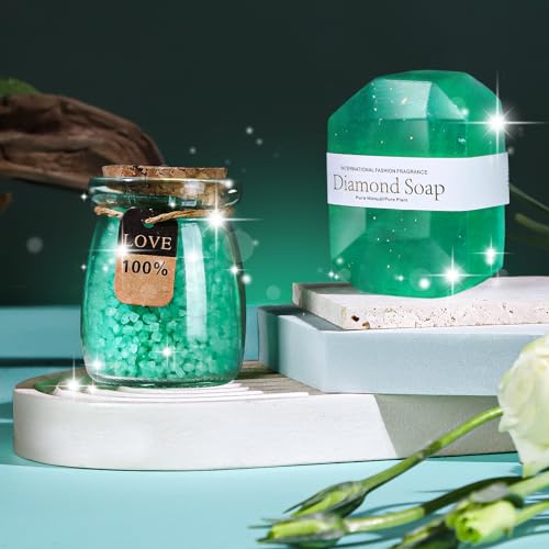 Emerald Green Spa Gift Basket for Women - Relaxation & Self-Care Set