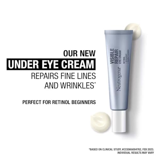 Neutrogena Visible Repair Retinol Eye Cream for Dark Circles & Fine Lines 15g