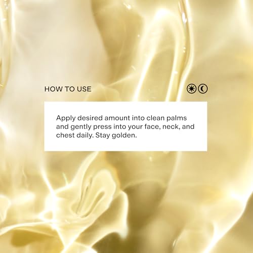 CLEARSTEM GOLDENHOUR Hydrating Facial Oil - Plumping Face Oil for Women for Deep Face Hydration - Non-Comedogenic Vitamin C Oil for Skin with Hyaluronic Acid and Watermelon Seed for Glowing Skin