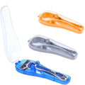 LinMei Razor Case Compatible with Gillette Fusion ProGlide Razors Manual Razor Trimmer Protector Men Razor Cover (Blue+Grey+Orange)