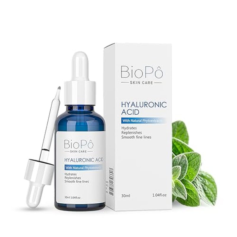 Hyaluronic Acid Serum 30 ml - Hydrating and Anti-Aging, Smooths Fine Lines, Replenishes Skin, Pure Hyaluronic Acid for Face & Skin - Suitable All Skin Types - Made in USA