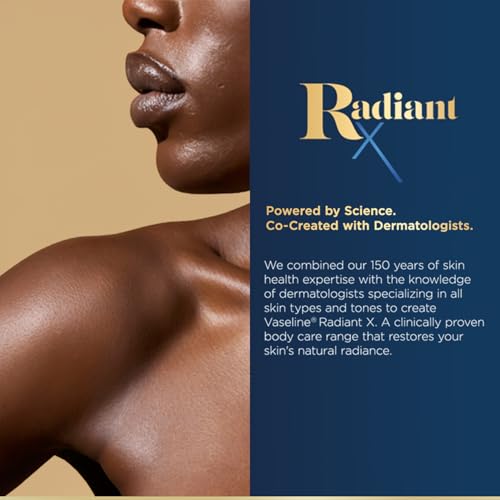 Vaseline Radiant X Skin Care Set with Body Lotion, Cream & Oil – Even Tone & Deep Nourishment