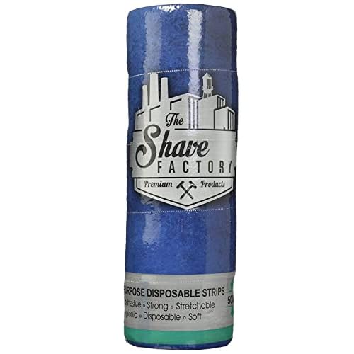 The Shave Factory White Neck Strip, Disposable Barber Paper Roll, Protects Your Neck, Hygienic Option for Barbers, Unisex, All Ages