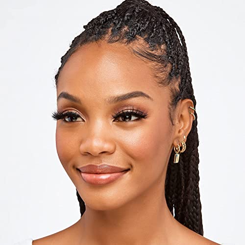i?ENVY Luxury Mink Collection 100% Real Mink (1 Pack, 6 i?ENVY False Lashes Luxury Mink Collection Eyelashes 100% Real Mink Glamorous Eye Look Lashes Maximum Fluffiness 3D Multi-Curl Angle)