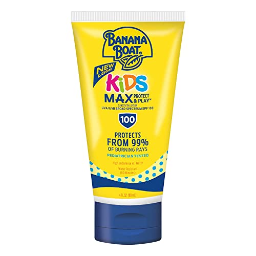 Kids SPF 100 Water-Resistant Sun Protection Lotion - Pack of 3