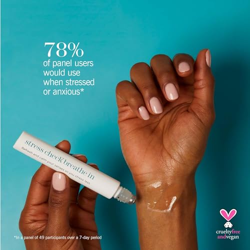 THISWORKS Stress Check Breathe In Aromatherapy Roll-On 0.27 fl oz – Calm, Relax & Reduce Stress