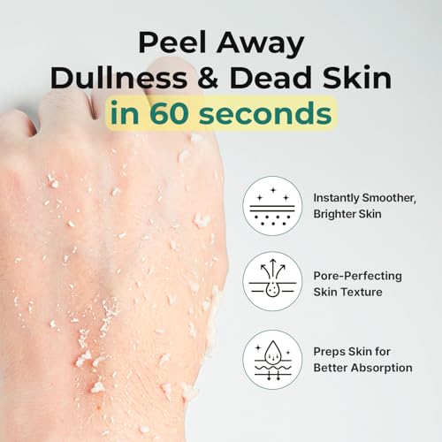 Mother Made Green Tea Exfoliating Aqua Peel Gel 2 Pack - Gentle Facial & Body Peeling