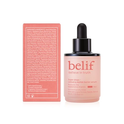Retinol & Peptide Anti-Aging Serum with Hyaluronic Acid for Firming and Pore Minimizing – 1 fl oz