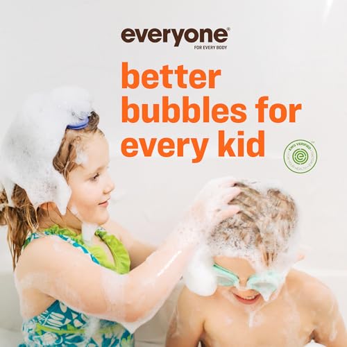 Everyone Liquid Hand Soap Refill, 1 Gallon, Meyer Lemon and Mandarin & 3-in-1 Kids Soap, Body Wash, Bubble Bath, Shampoo, 32 Ounce (Pack of 2)