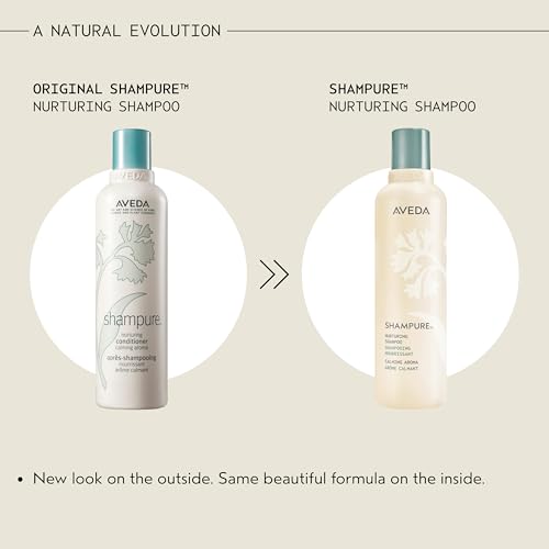 Aveda Shampure Nurturing Shampoo for Fine to Medium Hair | Gently Cleanses and Nourishes Hair | With Abyssinian Oil | Calming Aroma of Lavender & Ylang Ylang |96% Naturally Derived*