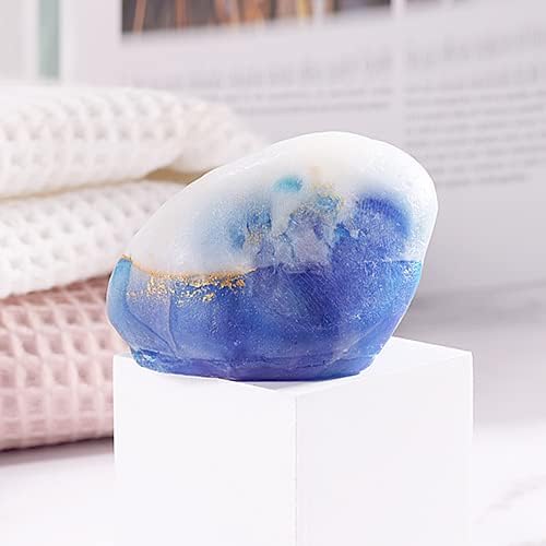 Soap Bar Sets - Bff Beauty 6pcs Hand Face Body Bar Soap Birthday Valentine Gift Set for Women, Perfect Gemstone Soap Rocks Set for Women & Men Moisturizing Skin, Best Gift Ideal for Birthday Gifts