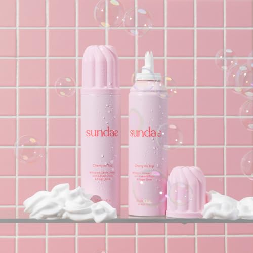sundae Whipped Shower Foam Cherry On Top Foaming Body Wash 8.9 fl oz, 265ml