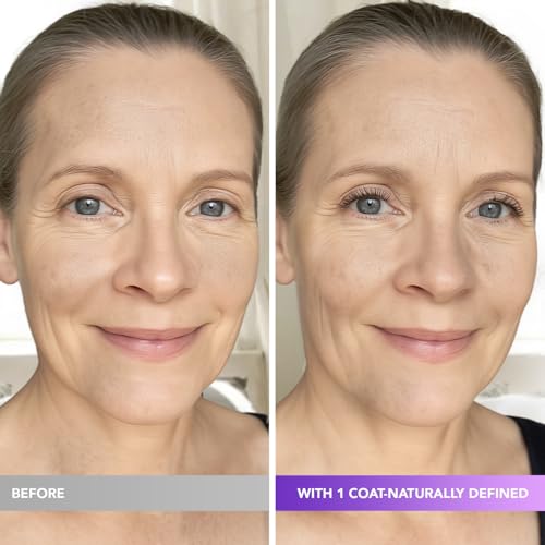 Mascara for Older Women 60 Plus: Black Prime Lash Mascara - Prime Mascaras for Mature Women Makeup - Hypoallergenic Non-Clumping Formula for Sensitive Eyes, 5.5g - 2Packs
