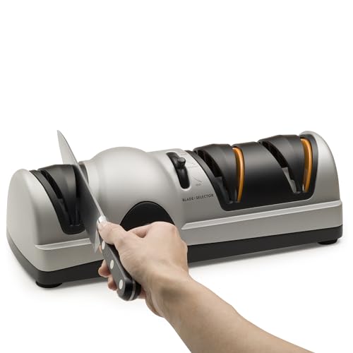 Electric Knife Sharpener - 3-Stage Professional Sharpening System - One Size