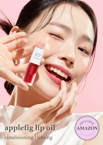Lip Oil Bundle - NOONI Korean Vegan Ginseng & Fig, 0.12 Fl Oz