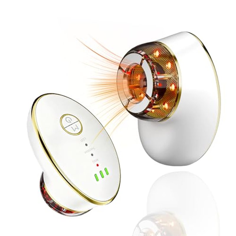 3 IN 1 Lymphatic Drainage Massager Contour Face Cupping Red-light Skin tightening facial tool Double Chin Reducer