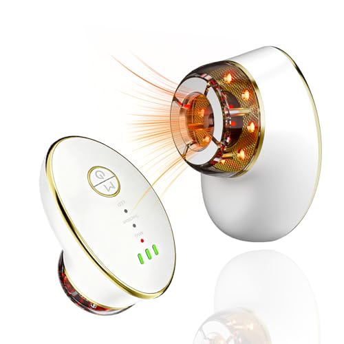 3-in-1 Facial Lymphatic Drainage Massager with Red Light Skin Tightening & Contour Tool