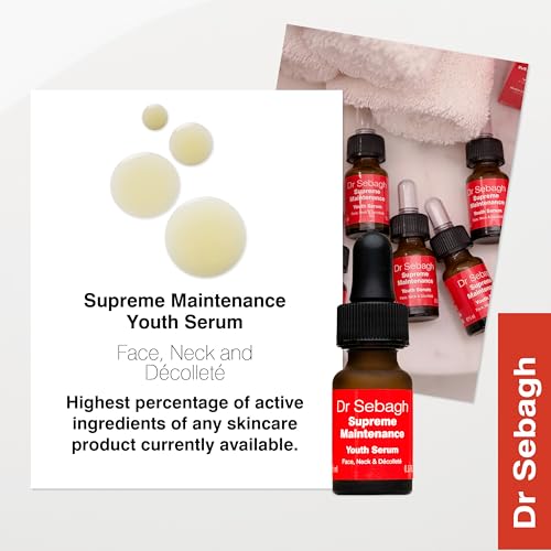 Dr Sebagh Supreme Maintenance Youth Serum (0.17 fl oz) - Award-Winning Anti Aging Resveratrol Serum for Face - Collagen-Boosting Hydrating - Advanced Resveratrol Skin Care Treatment