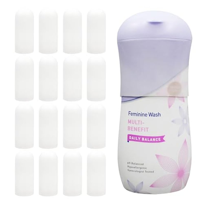 16 Pack Silicone Bottle Covers Travel Essentials for Women Men, Cruise Ship Essentials 2025, Travel Size Toiletries, Luggage Accessories, Elastic Sleeves Leak Proofing