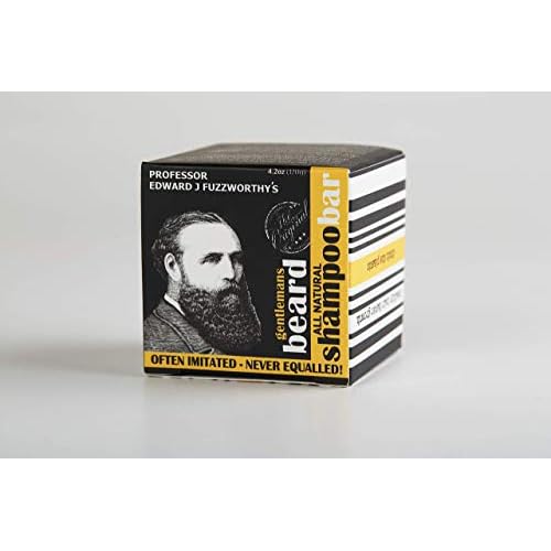 Professor Fuzzworthy Men¡¯s Essential Beard Care Grooming Kit - Beard Shampoo & Boar Bristle Beard Brush - Best Travel Gift Set | 100% Natural & Zero Waste | Organic Ingredients Sulfate & Paraban Free