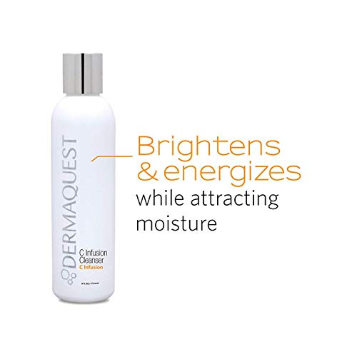 DermaQuest C Infusion Facial Cleanser - Vitamin C, Antioxidant, & Brightening Face Cleanser - Anti Aging Face Wash For Men & Women - For All Skin Types (6oz)