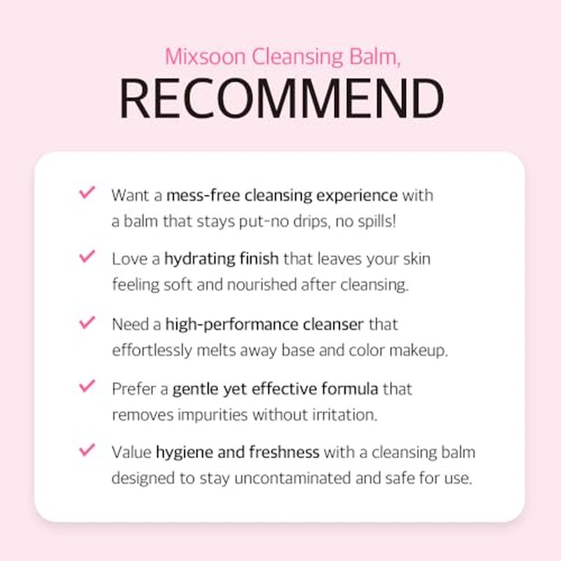 mixsoon Collagen Cleansing Balm - Soft Melting Lightweight Grinding Balm, Hydrating Makeup Remover 50ml / 1.69 fl.oz. Korean Glass Skin Care