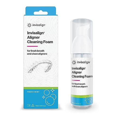 Invisalign Cleaning Foam - Mint, 1.86 fl oz (55ml) for Clear Aligner & Retainer Care
