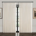 Birch 60W x 90L Inch Linen Sheer Curtain Set - 2 Panels for Living Room, Privacy & Light Filter
