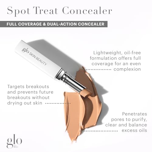 Glo Skin Beauty Spot Treat Concealer Light Salicylic Acid Acne Coverage