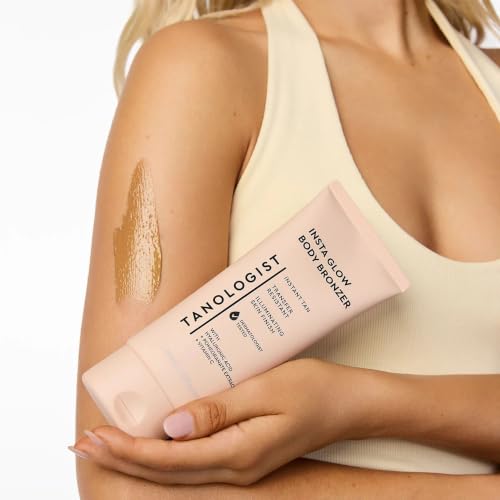 Tanologist Self-Tanning Lotion Set with Bronzer & Brush - Fast-Drying, Water-Resistant