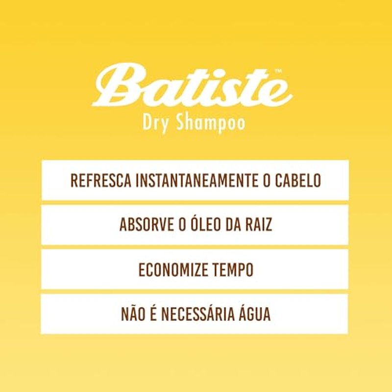 Batiste Dry Shampoo, Blonde, 6.35oz. Packaging May Vary