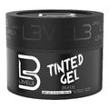 L3 Level 3 Black Tinted Hair Gel Pack of 4 - Strong Hold, Volume & Shine, Flake-Free