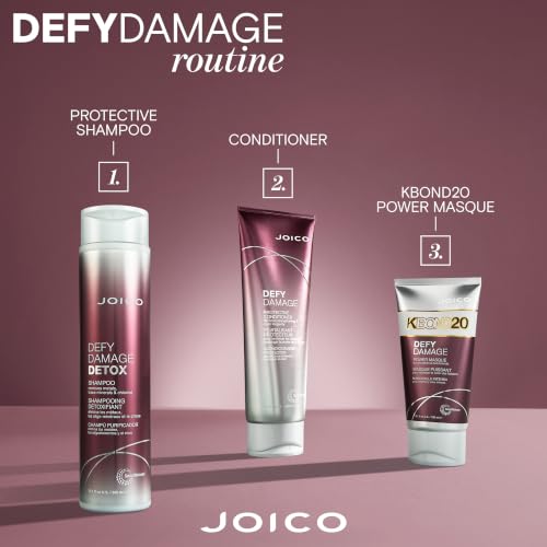 Joico Defy Damage Detox Shampoo 10.1 Fl Oz - Remove Buildup & Trace Minerals