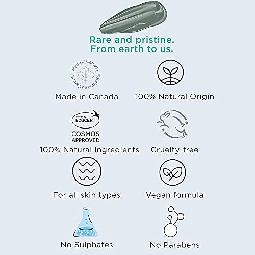 Bl'eau Glacial Oceanic Clay Mask - NSF Certified - Detox/Rehydrate/Repair, 50 g ? Net Wt. 1.8 oz