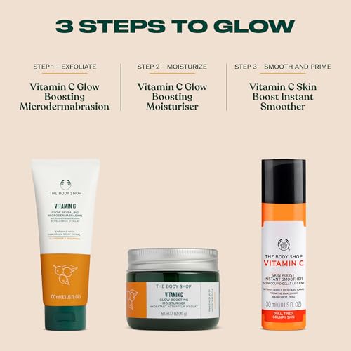 Vitamin C Face Serum for Brightening & Smoothing – 30ml, Vegan, All Skin Types