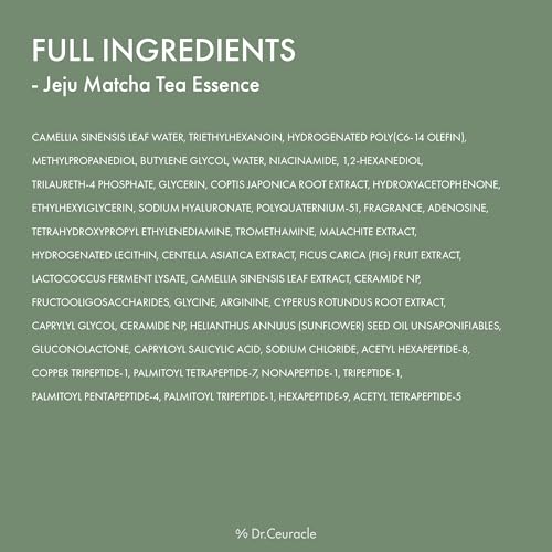 Matcha Green Tea Toner - Hydrating Milky Essence for Calm & Smooth Skin