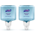 PURELL Brand HEALTHY SOAP 0.5% BAK Antimicrobial Foam, Lightly Fragranced, 1200 mL Refill for PURELL ES4 Manual Soap Dispenser (Pack of 2) - 5079-02 - Manufactured by GOJO, Inc.