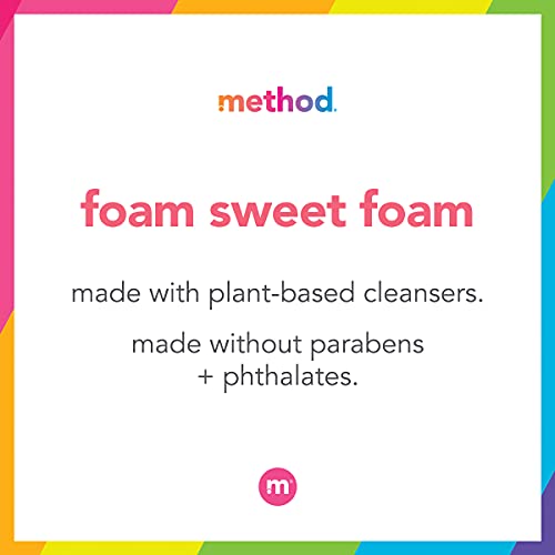 Method Foaming Hand Soap, Sweet Water, Biodegradable Formula, 10 Fl Oz (Pack of 6) & Foaming Hand Soap, Waterfall, Biodegradable Formula, 10 fl oz (Pack of 6)