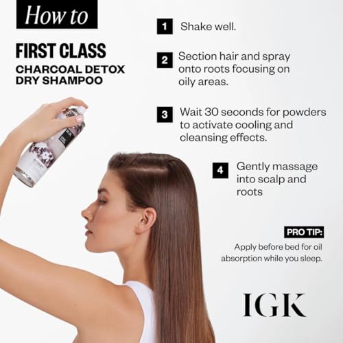 Travel Set: IGK First Class Dry Shampoo & Antisocial Hair Mask - Volume & Nourishment