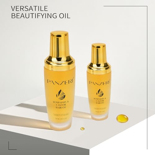 Natural Hair Oil Serum for Frizz Control & Shine - 1.69 fl oz, Nourishing & Strengthening for All Hair Types