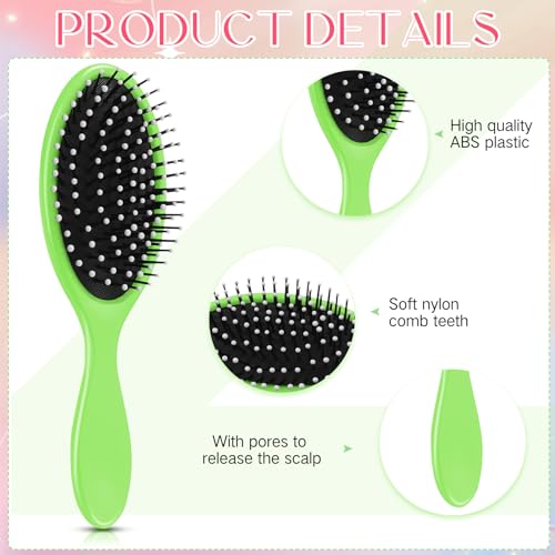 Suclain 30 Pcs Hair Brushes Bulk for Women - Detangling & Travel-Friendly