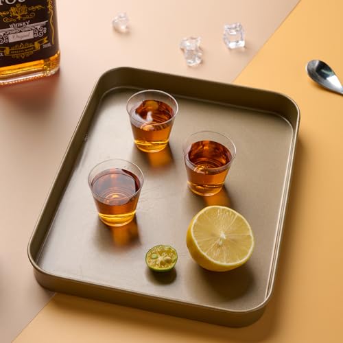 JOLLY CHEF 2000 Pack Clear Disposable Plastic Shot Glasses 1 oz - Mini Shot Cups