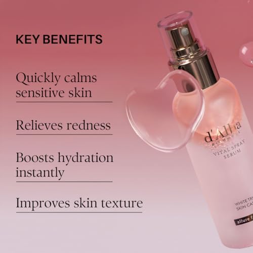 Hydrating Facial Mist with Trufferol & Red Flower for Sensitive Skin - Vegan, Calming, 3.38 fl oz