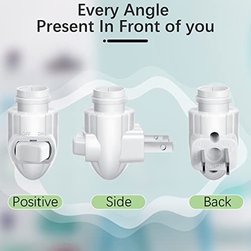 Night Light Plug-in Base with Shade Mount Clip - White, 80 Sets