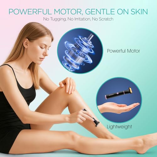 VOGOE Black 3-in-1 Waterproof Bikini & Body Trimmer for Women