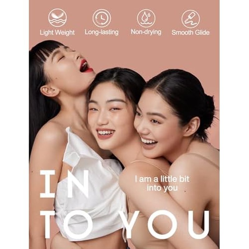 INTO YOU Matte Velvet Lip Stain Long Lasting Waterproof Lip Gloss Makeup Moisturizing Lipstick for Women (L-Rd01)