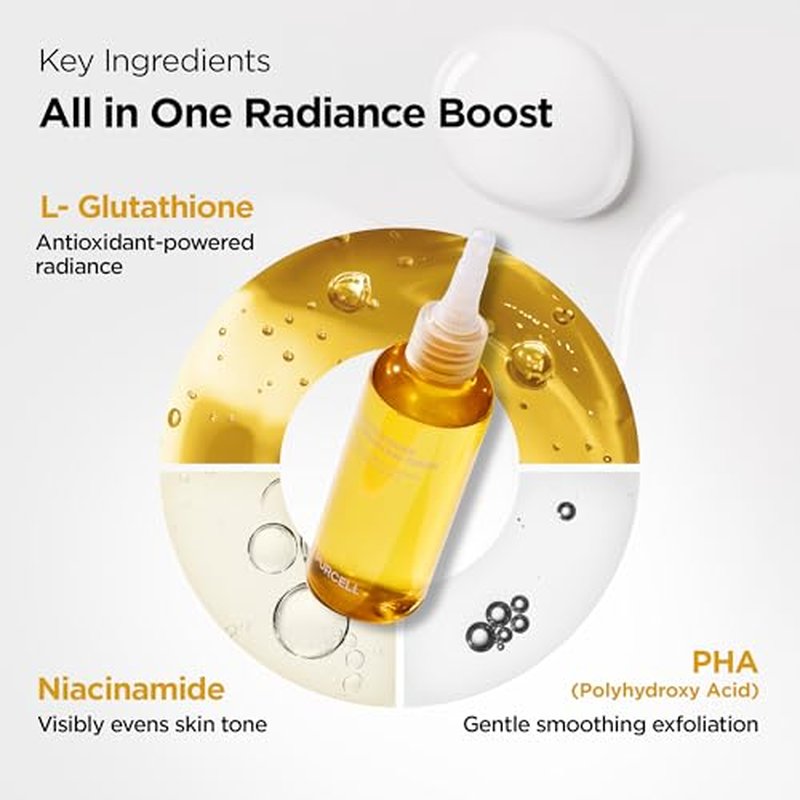 L-Glutathione Vitamin Boosting Toner ? infused with Niacinamide, Tocopherol & Vitamin C for Tone Up and Hydrating Skin (10.14 fl oz / 300 ml)