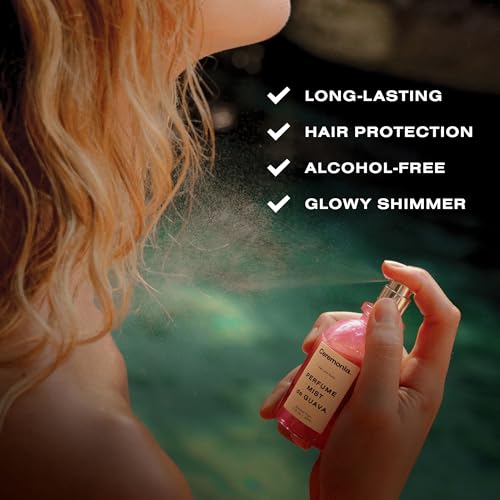Ceremonia Guava Perfume Mist 0.33 fl oz - Alcohol-Free Hair & Body Spray, Pack of 1