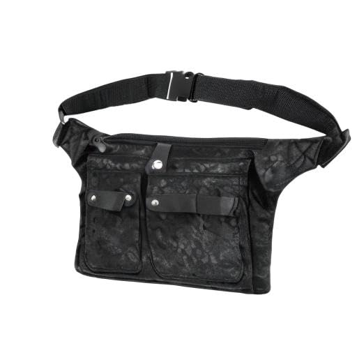 LALAFINA Hairdresser Scissor Bag Canvas Barber Waist Pouch Adjustable Strap Hairdressing Tools Hair Cutting Tools Bag for Salon and Home Use