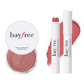 bayfree Cream Blush for Cheeks Radiant Finish, Hydrating, Creamy, Lightweight & Blendable Color, Vegan & Smooth Lip Color Balm, Hydrating Vitamin E
